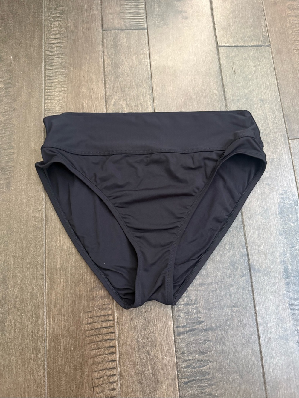Nautica Black High-Waist Bikini Bottoms XL